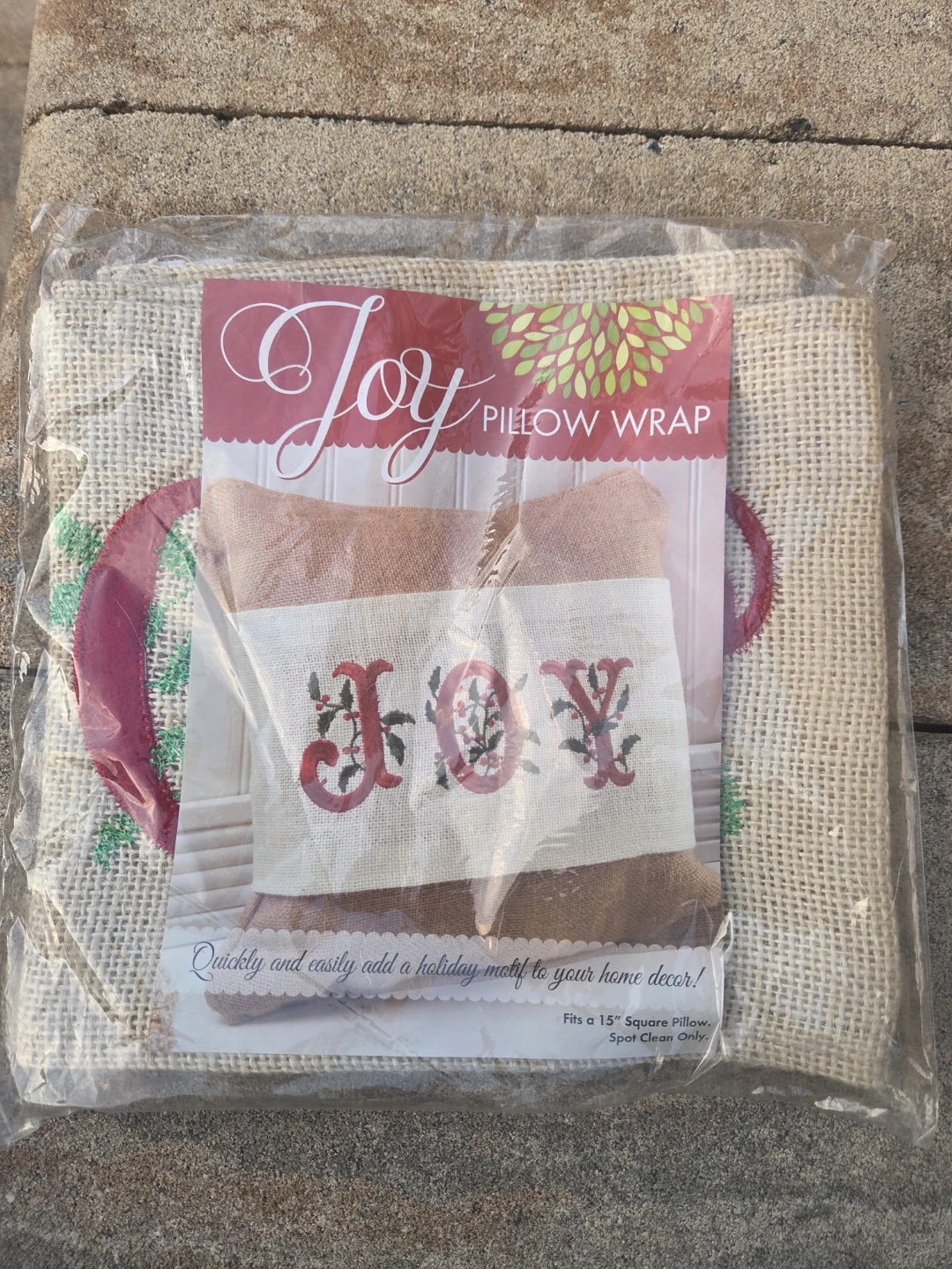 Joy Holiday Pillow Wrap - photo 3
