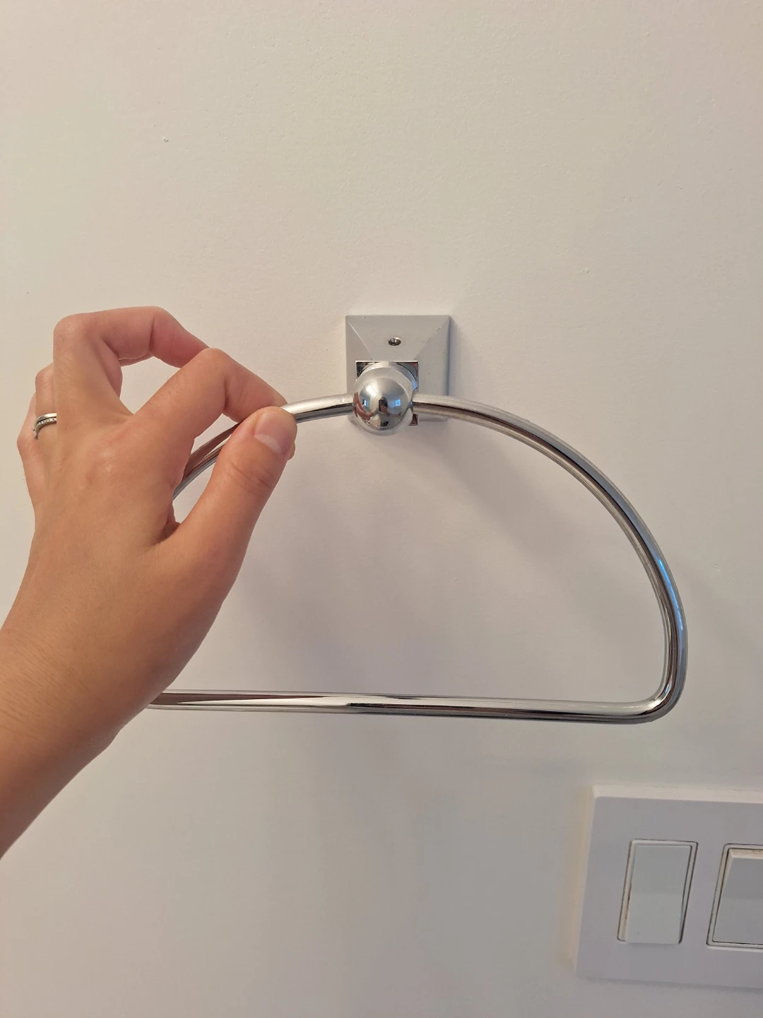 Chrome Towel Ring
