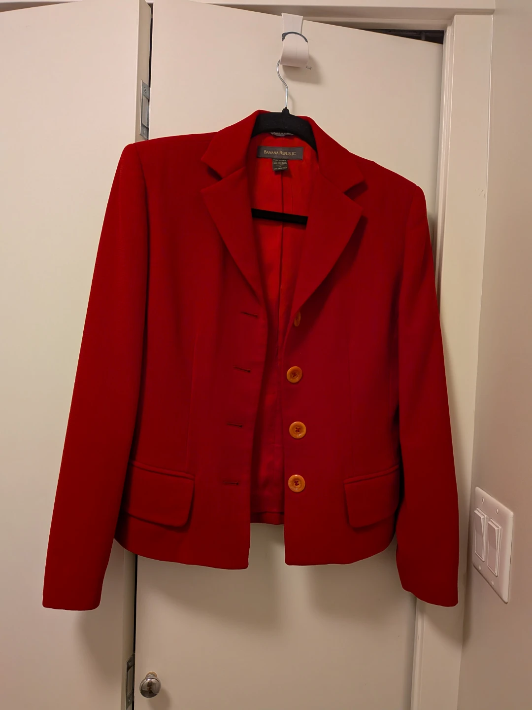 Banana Republic Red Blazer