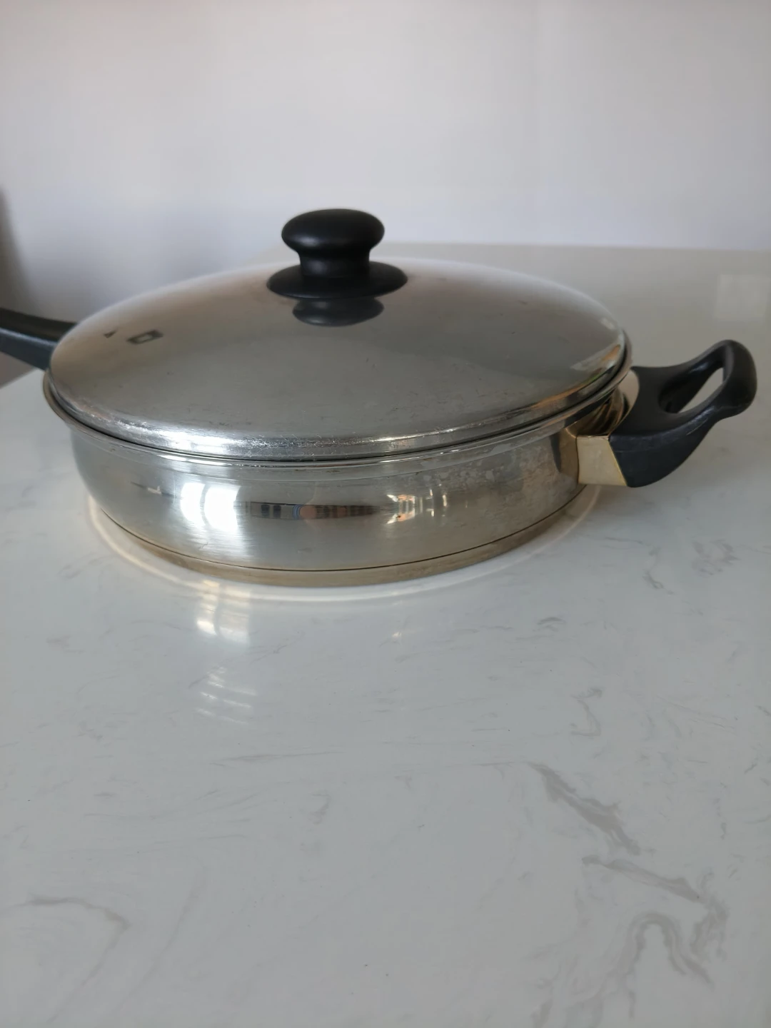 Stainless Steel Skillet with Lid