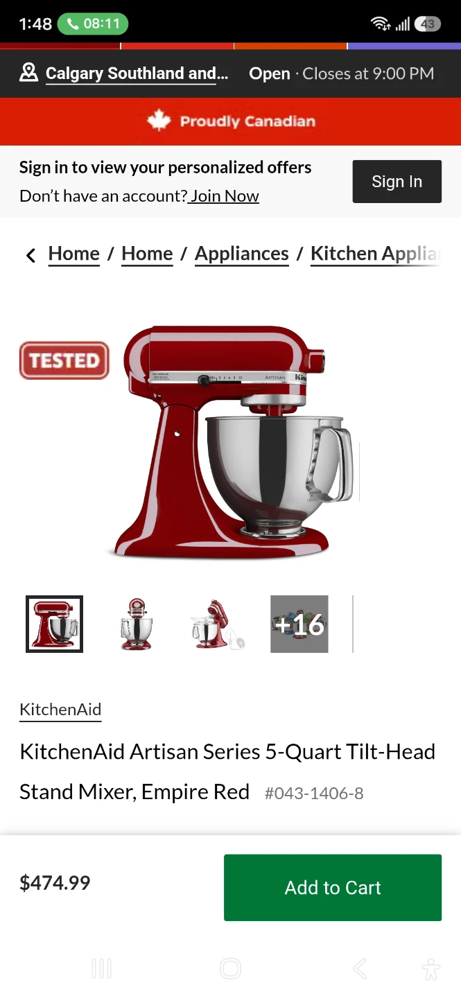KitchenAid Artisan Series 5-Quart Stand Mixer, Empire Red - photo 3