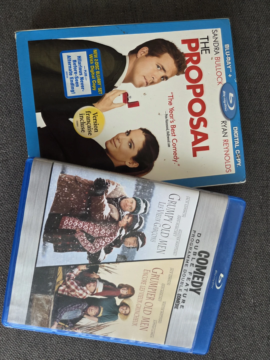 Blu-ray Movie Lot: The Proposal and Grumpy Old Men Set
