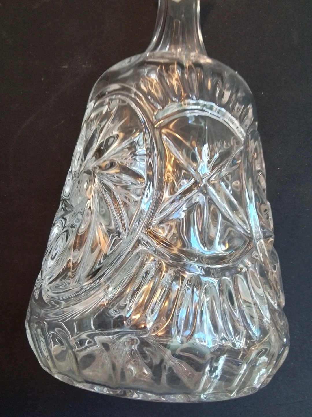 MINT Vintage Bohemia Cut Crystal 13" Bell Decanter - photo 4