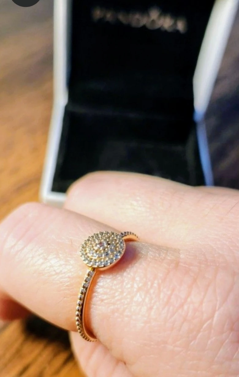 Pandora Rose Gold Ring sz7