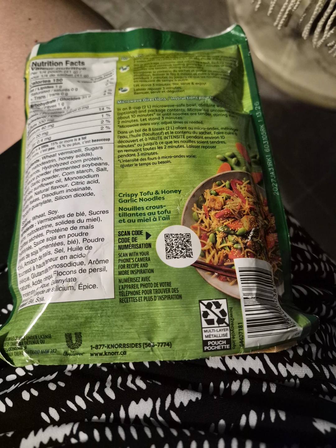 Knorr Sidekicks Honey Garlic Noodles - photo 2