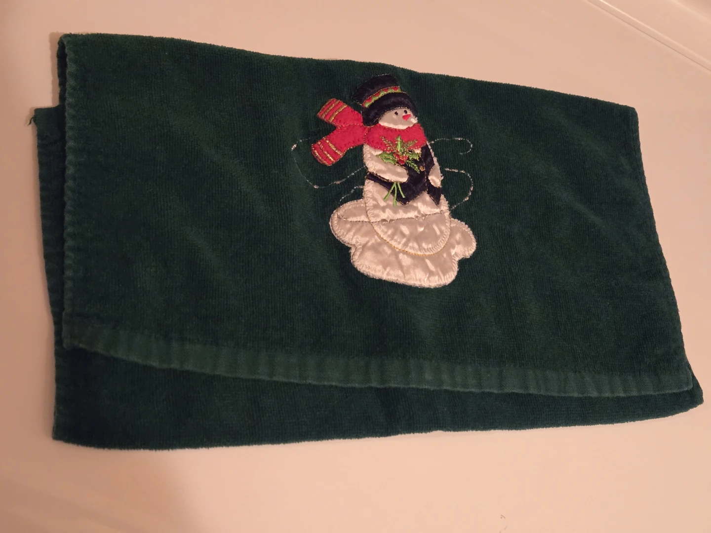 Snowman Holiday Towel