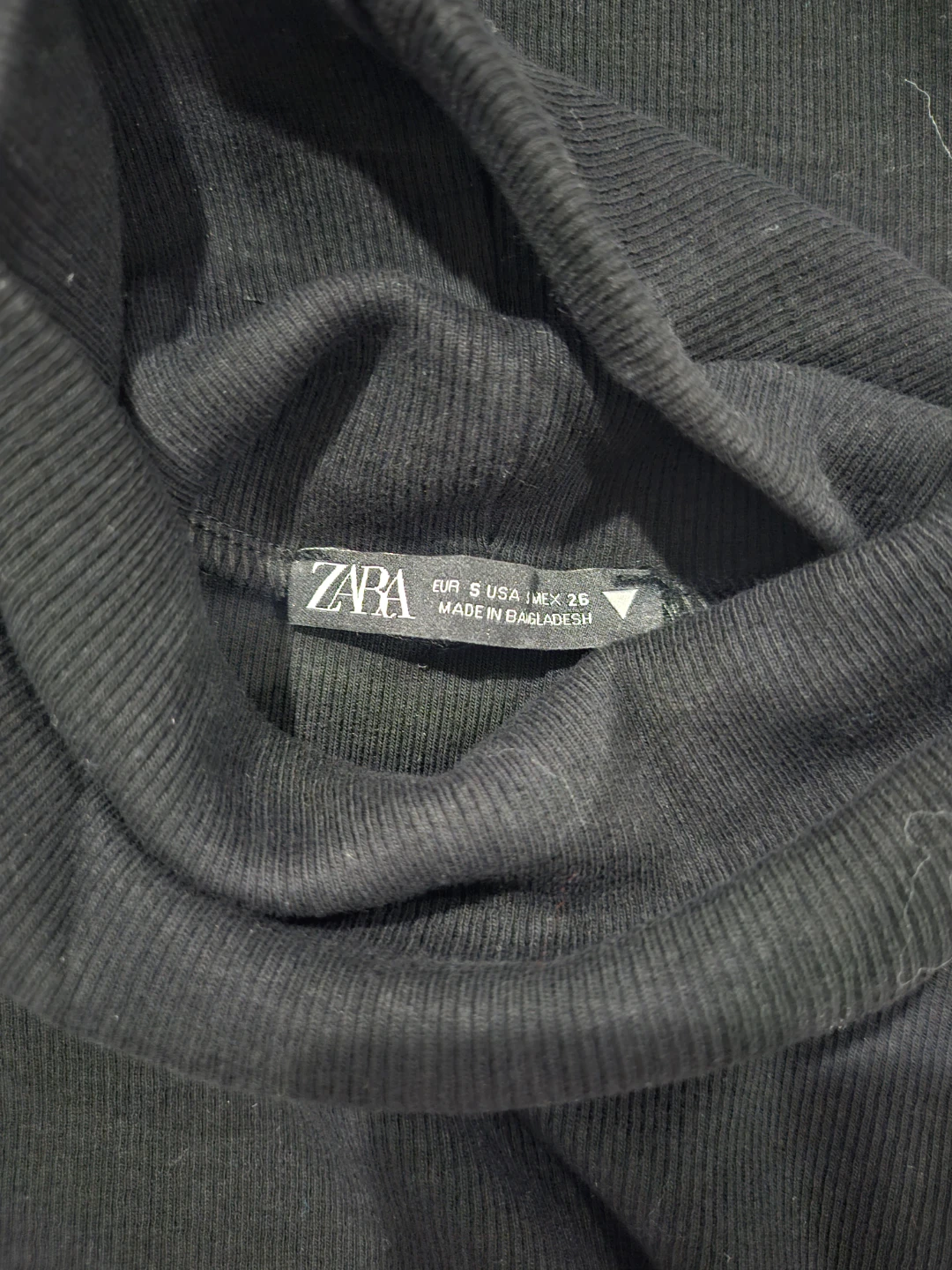 Zara Black Sleeveless Turtleneck Dress - photo 2