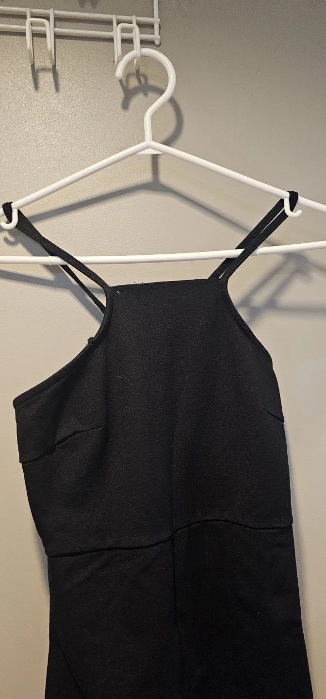 Black Spaghetti Strap Romper - photo 4