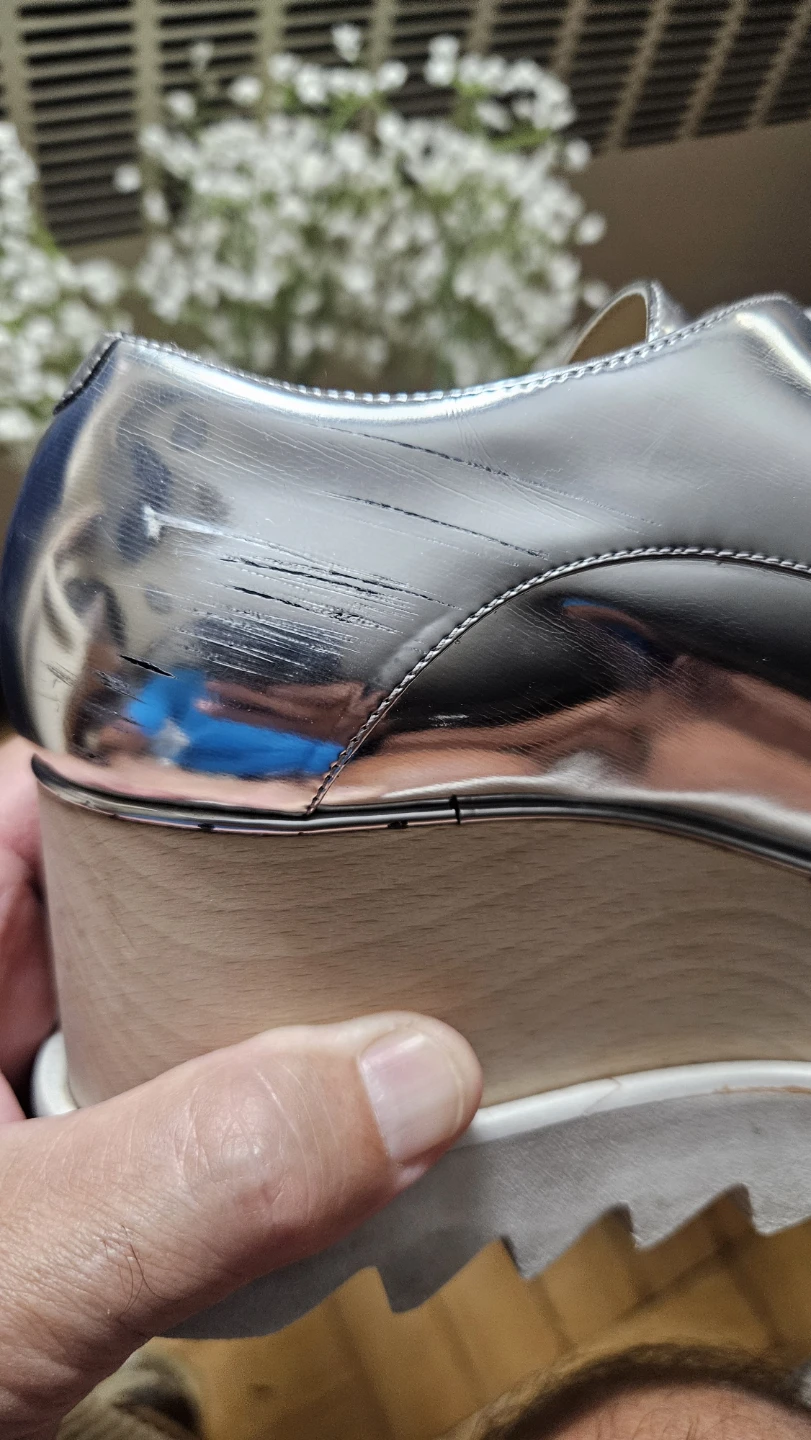 Stella McCartney Metallic Platform Shoes - photo 4