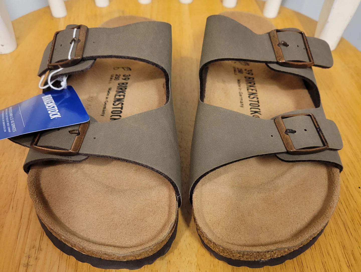 NEW Birkenstock Women's Arizona Stone Sandals Sz 39 / 9 - 9.5 - photo 3