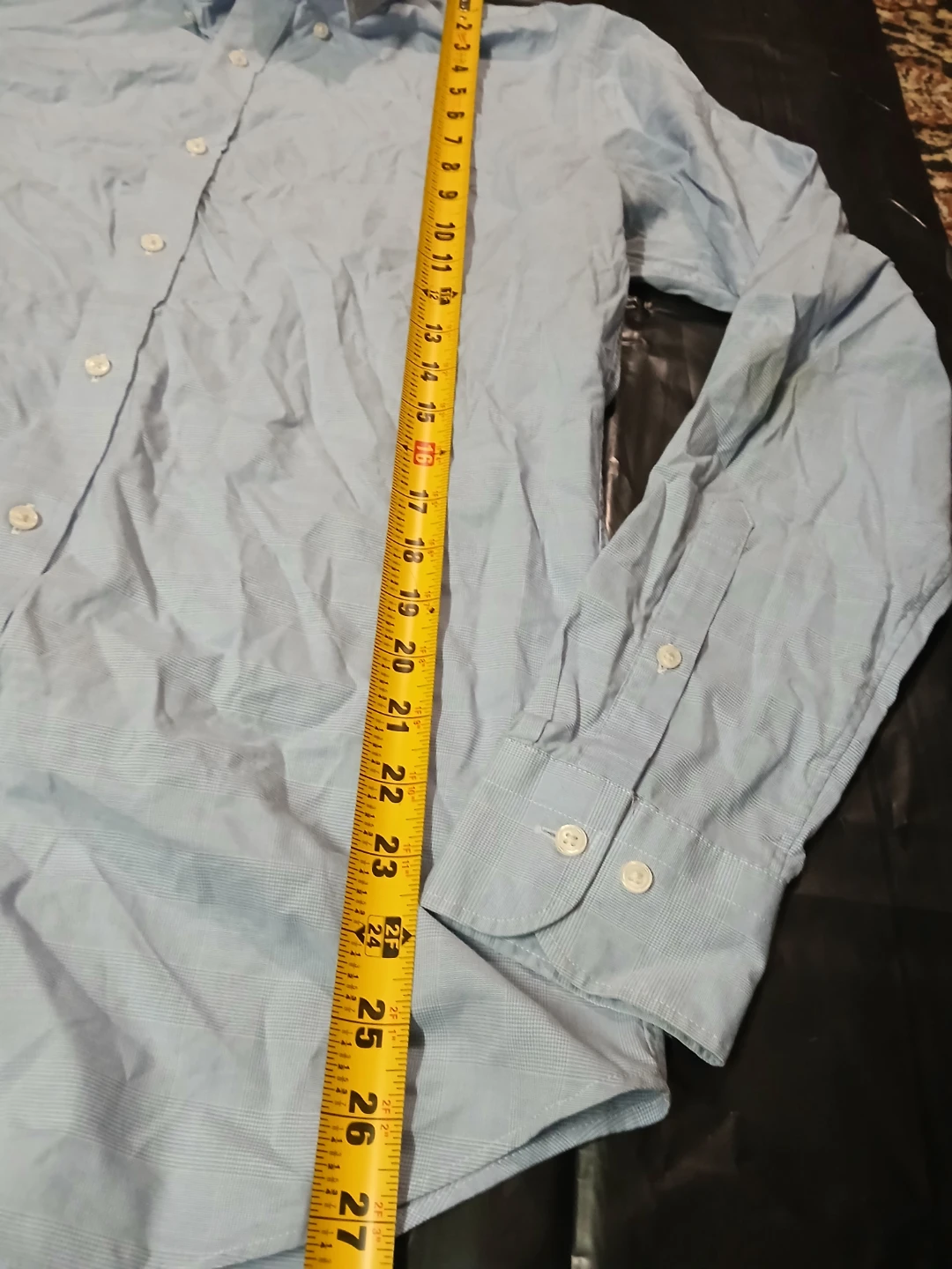 Uniqlo Light Blue Slim Fit Button-Down Shirt - photo 4