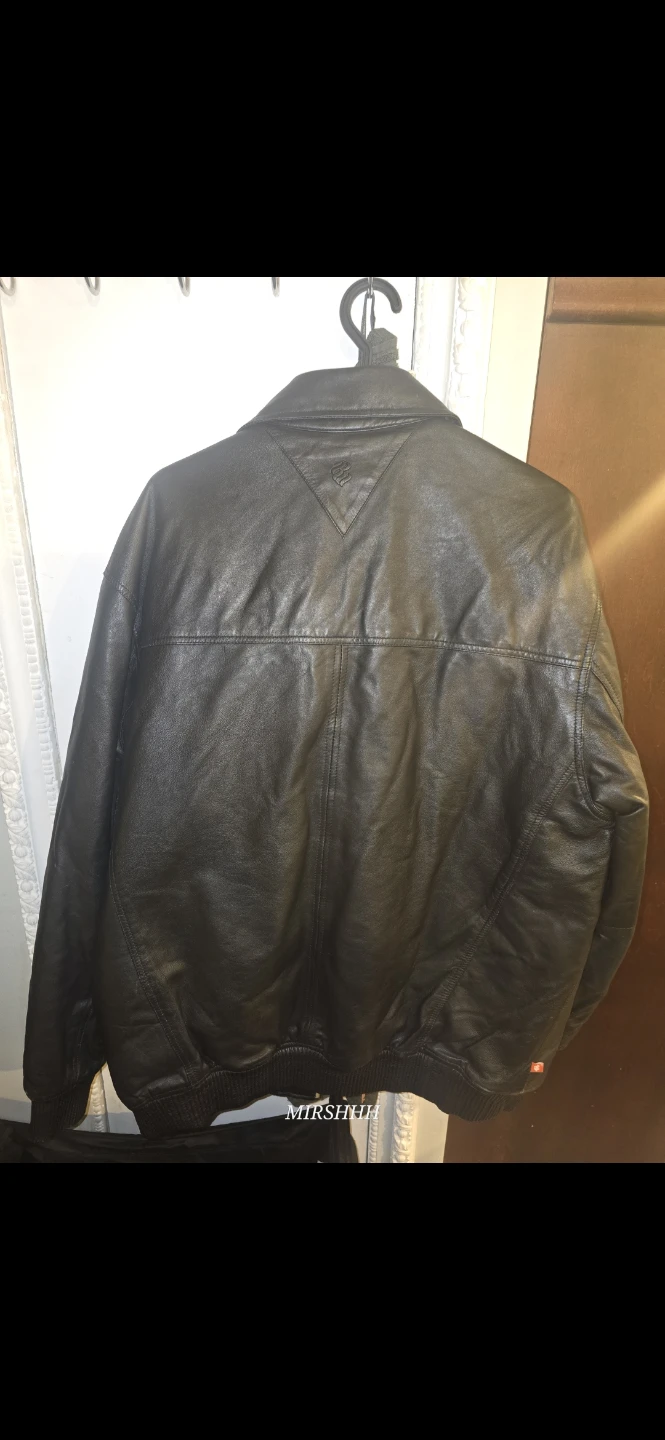 Rocawear Black Leather real leather Jacket - photo 4