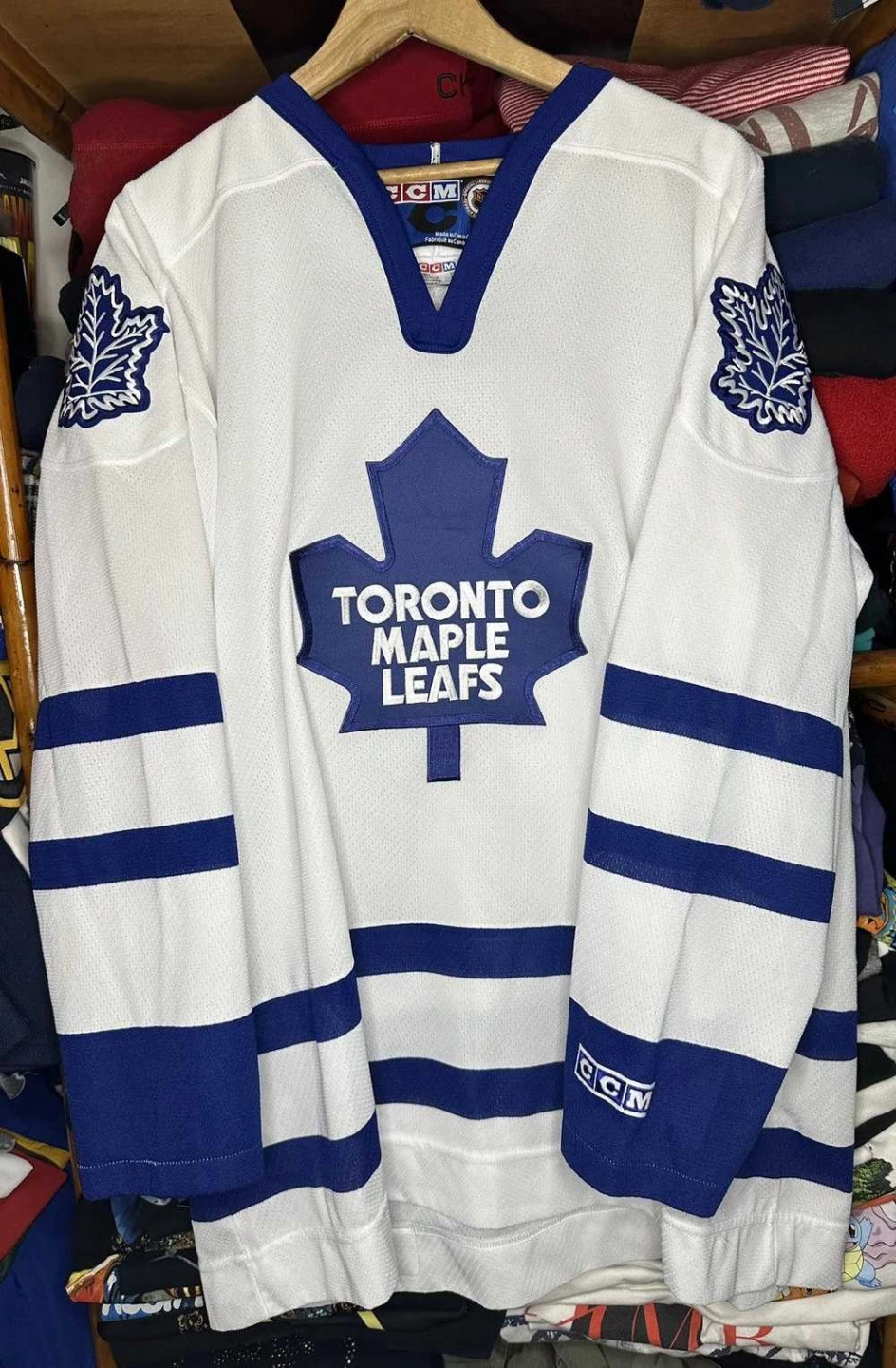 Vintage Toronto Maple Leafs CCM Hockey Jersey