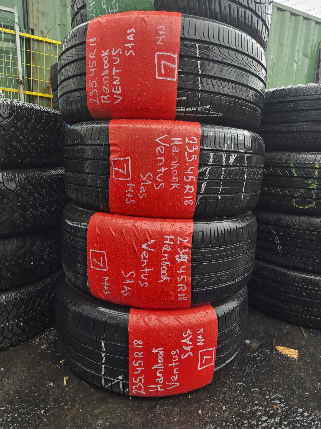 Set of 4 Hankook Ventus S1AS Tires 235/45R18