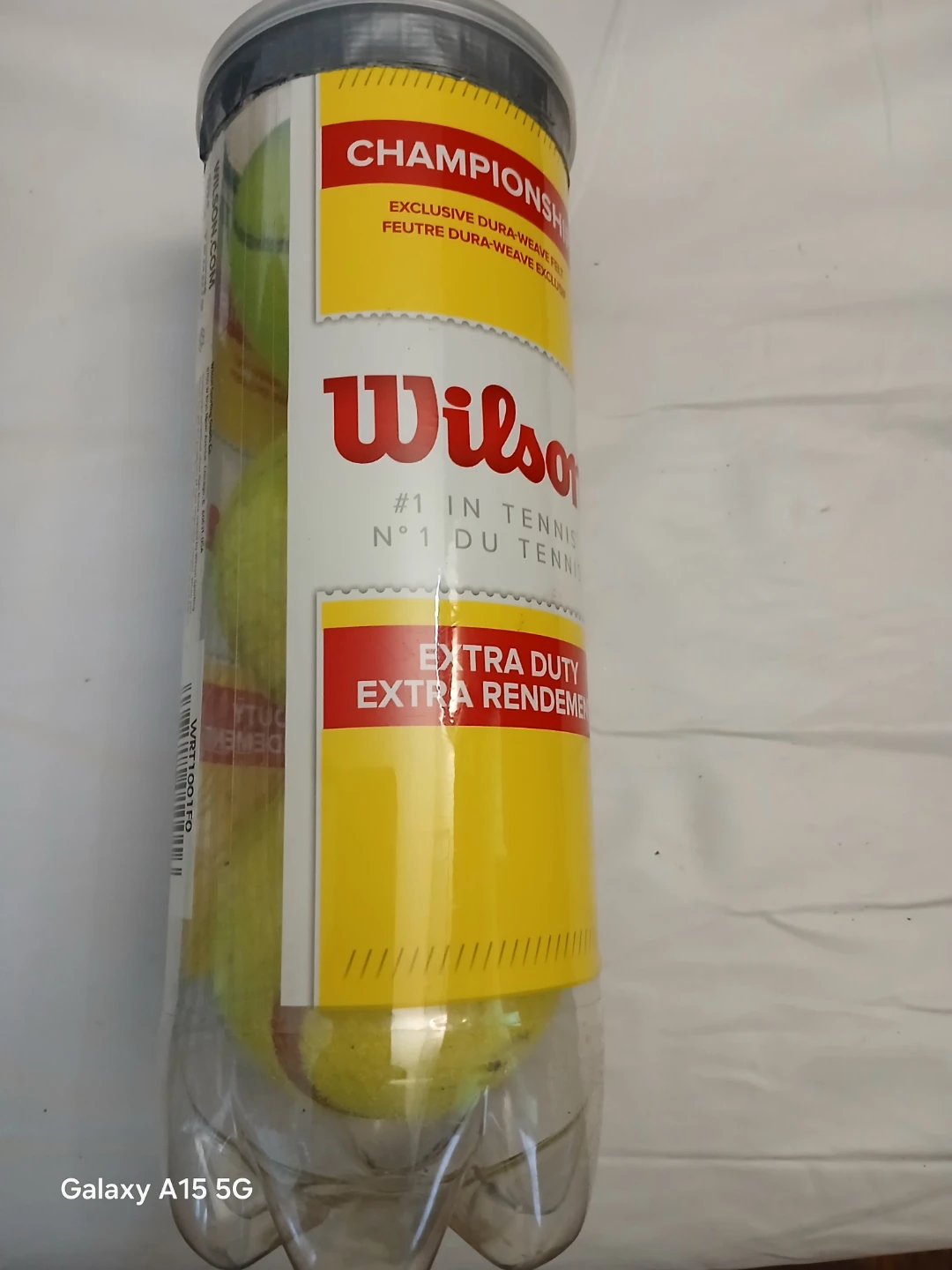 3x Wilson Championship Extra Duty Tennis Balls