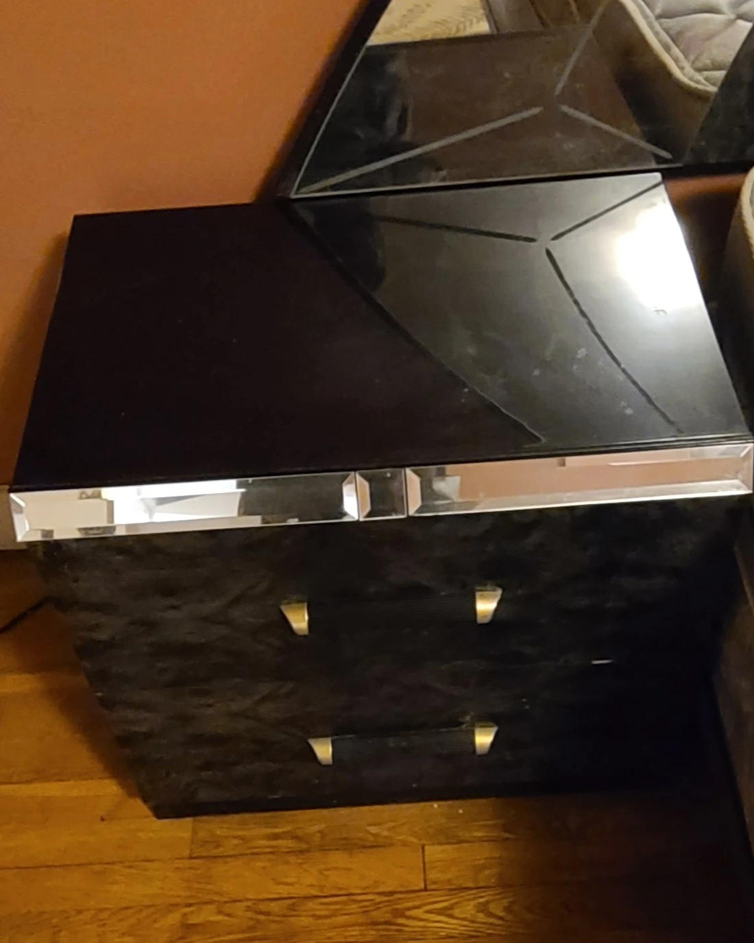 Modern Bedroom Set with Bed Frame and Dresser