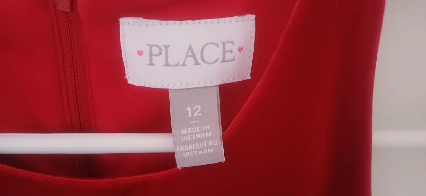 The Children's Place Red Rose Dress Set Size 12 - photo 4