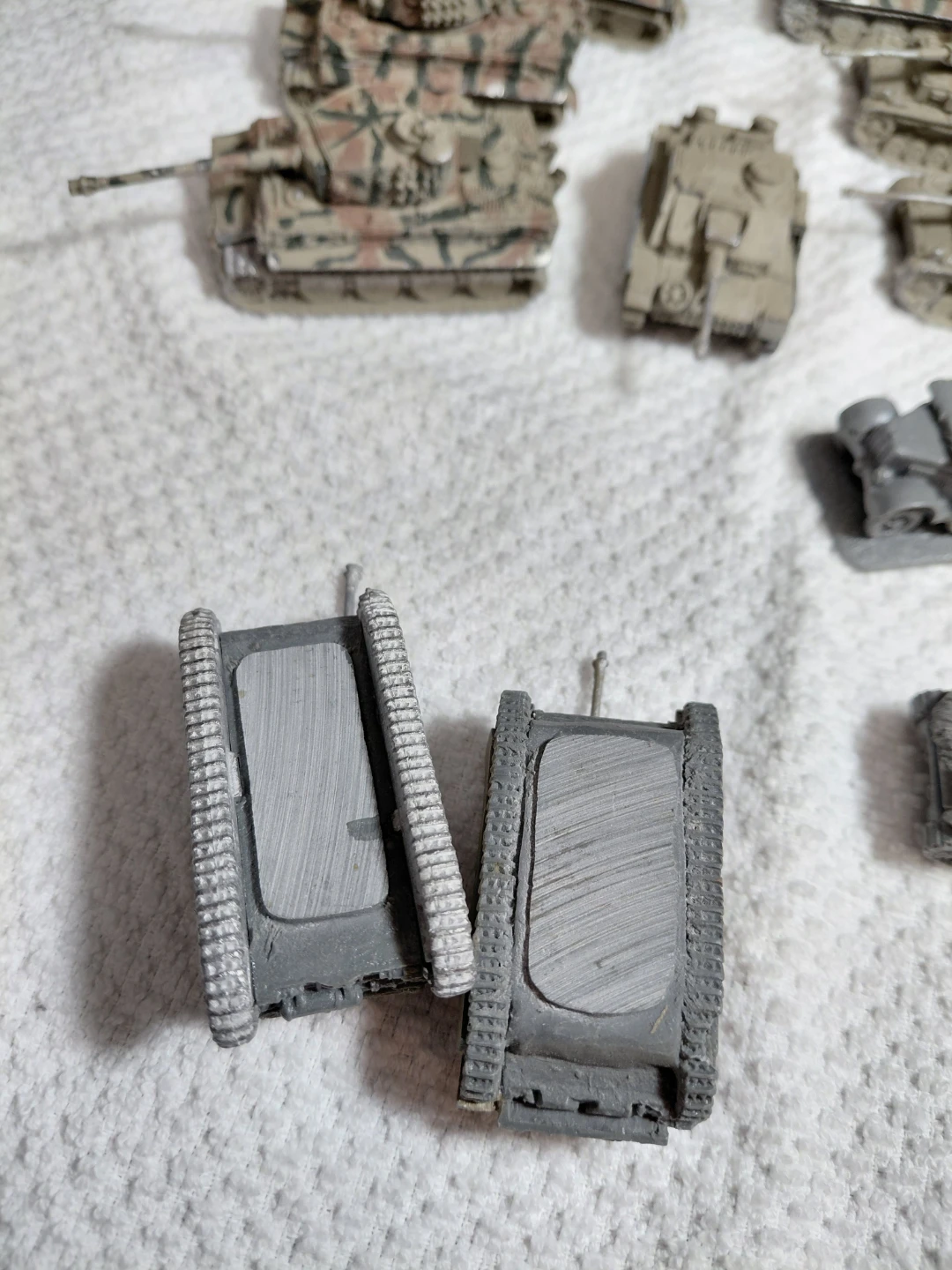Collection of Miniature Military Tank Models - photo 4