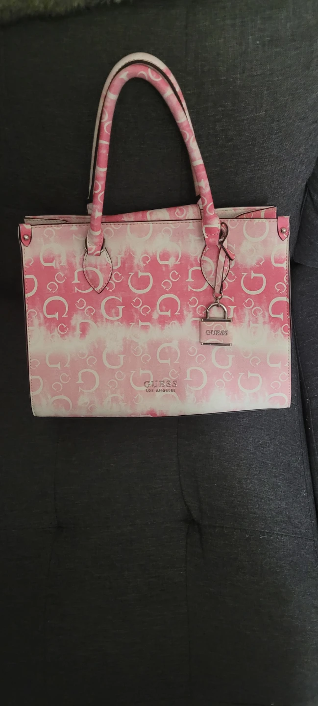 Guess Los Angeles Pink Tie-Dye Handbag