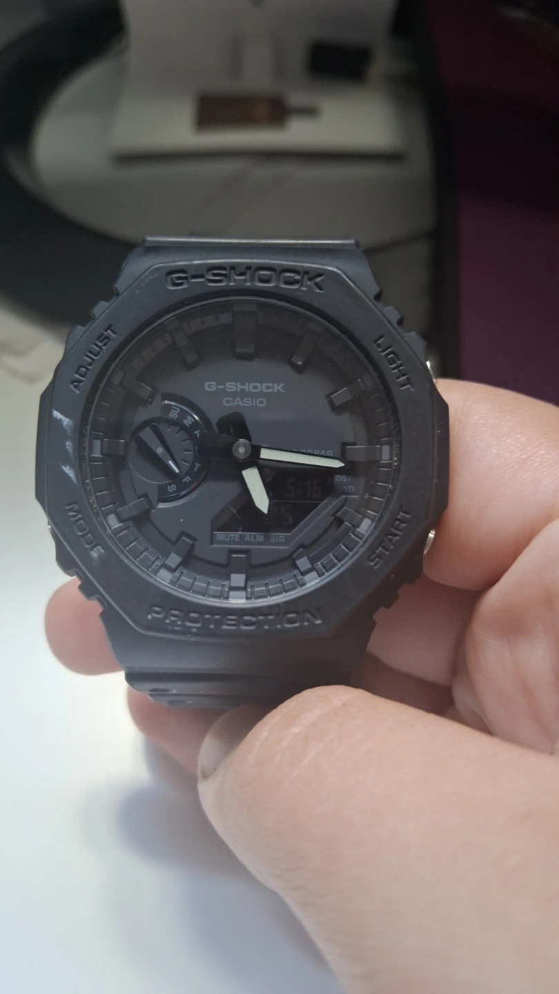 Casio G-Shock GA-2100 All-Black Watch