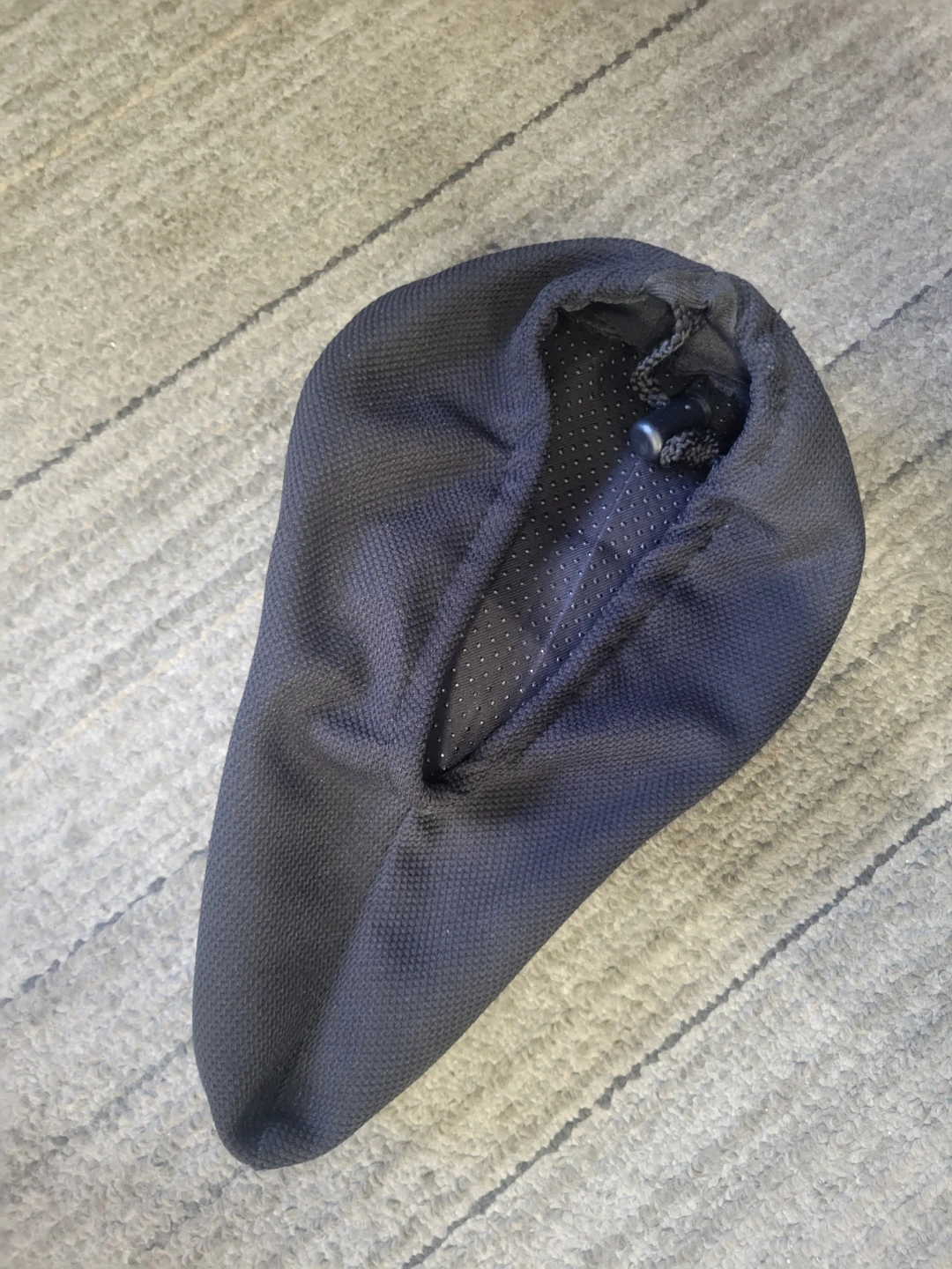 Black Gel Bicycle Seat Cover - photo 2