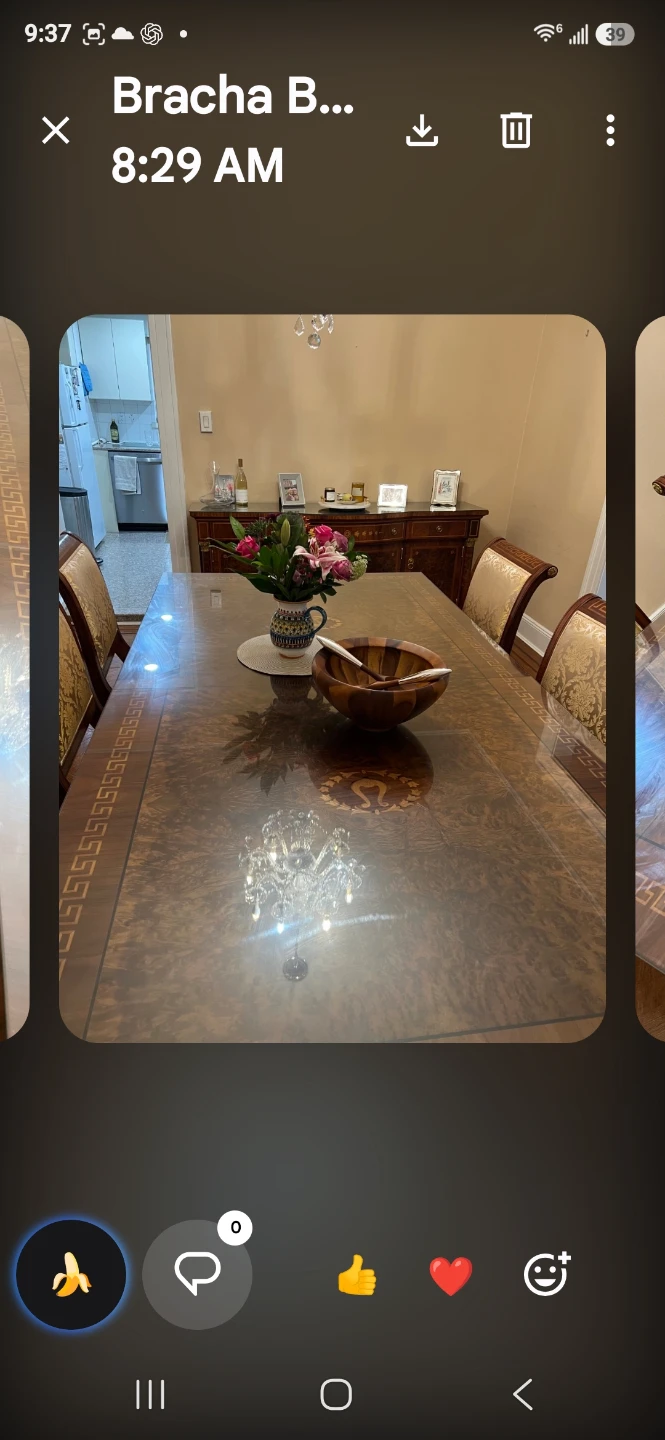Versace Dining Table and Chair Set - photo 4