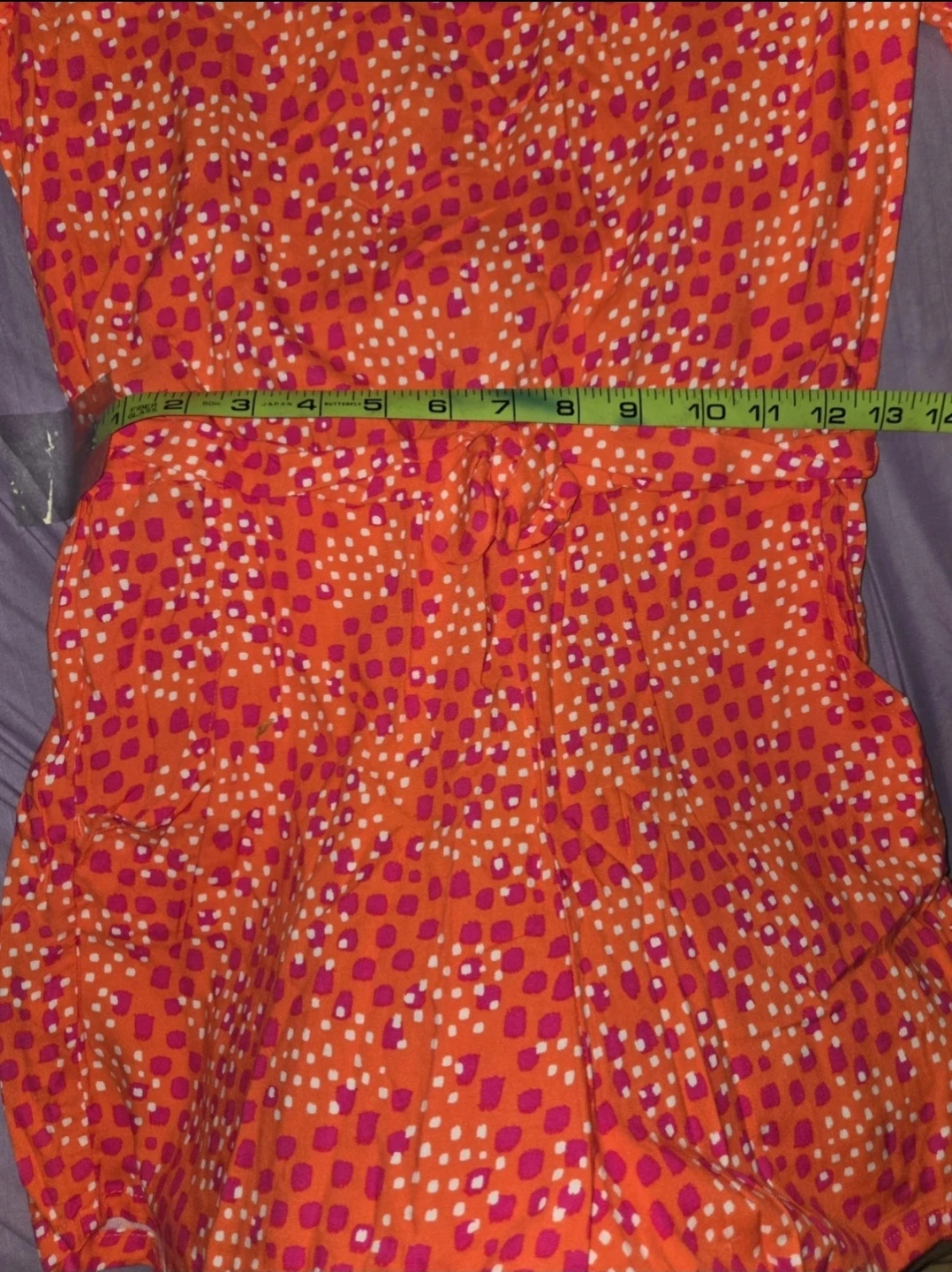 Cat & Jack Low-Waisted Romper W/ Bow in a Girl's XL(14-16) - photo 5
