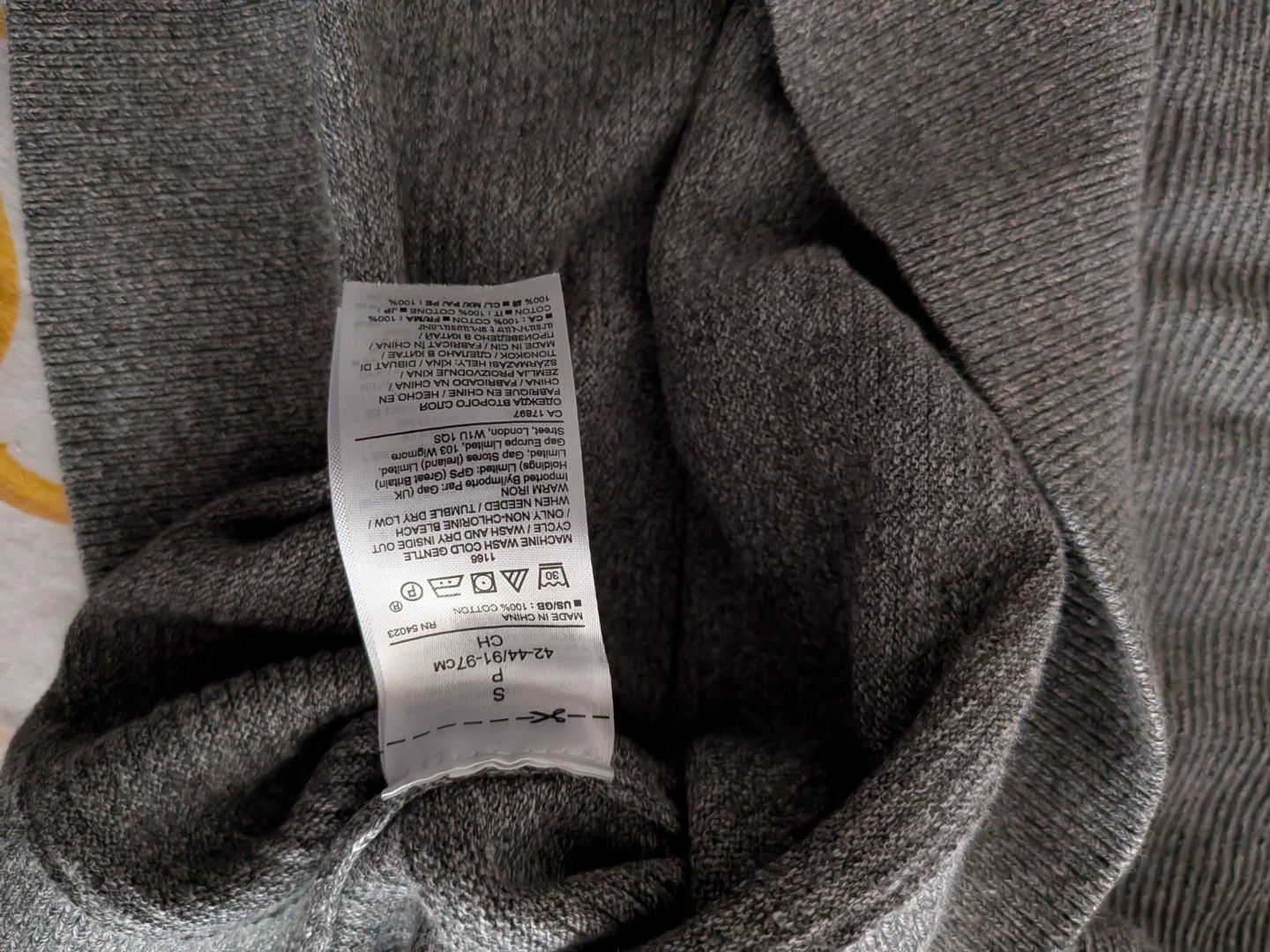 Banana Republic Grey Organic Cotton Sweater - photo 3