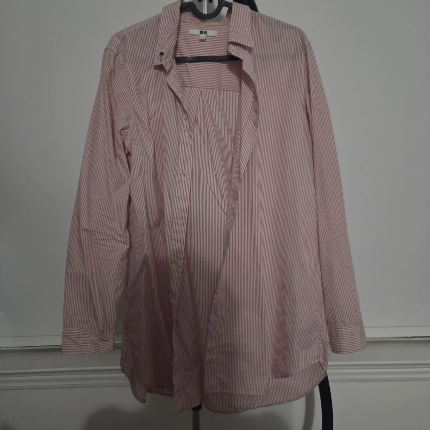 Uniqlo Pink Striped Button-Down Shirt - photo 3