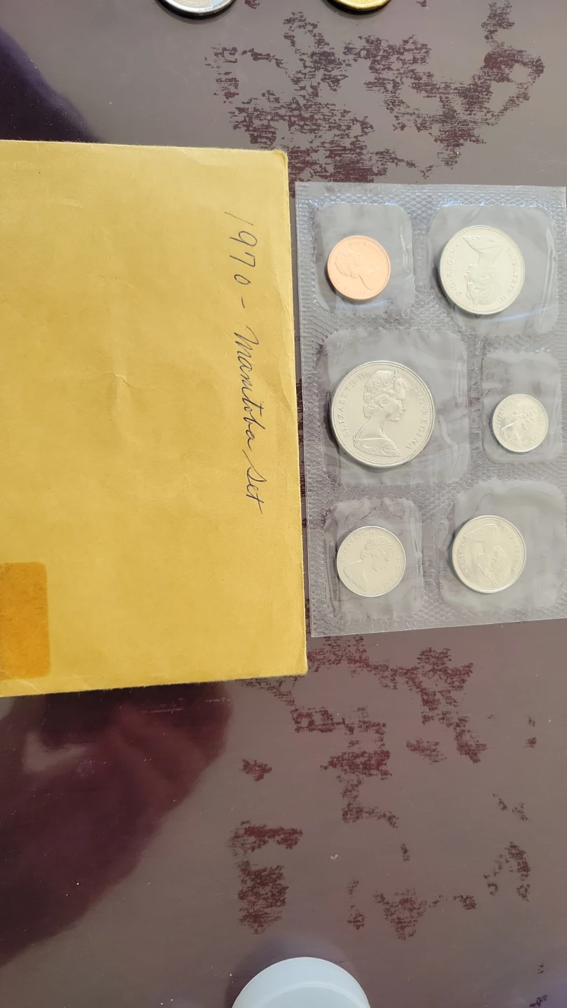 1970 Canada Manitoba Centennial Coin Set