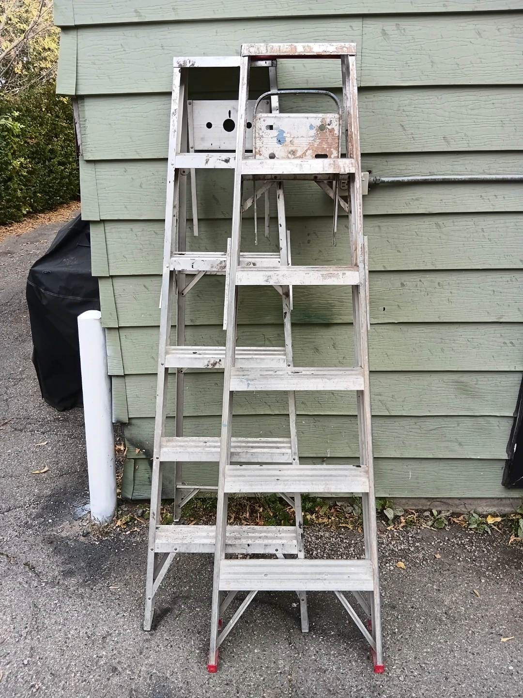 Two Aluminum 6Ft  Step Ladders - photo 2