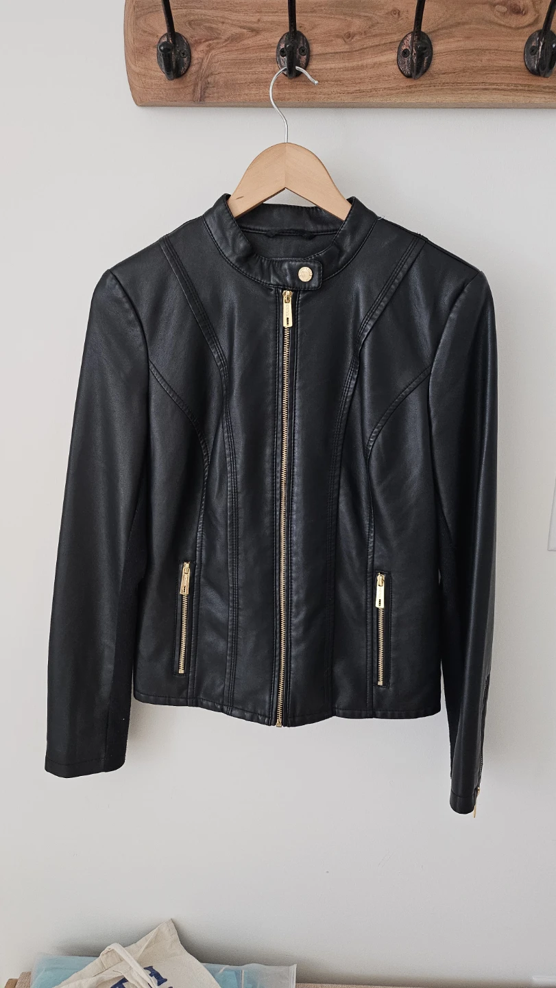 Kenneth Cole Reaction Faux Leather Jacket