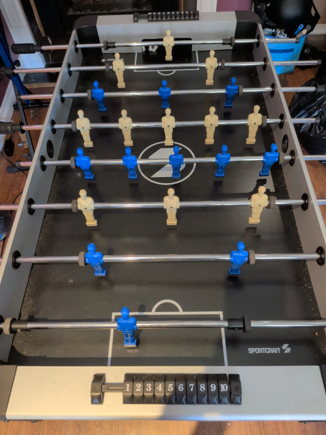Sportcraft Odyssey 4-in-1 Foosball and Air Hockey Table - photo 2