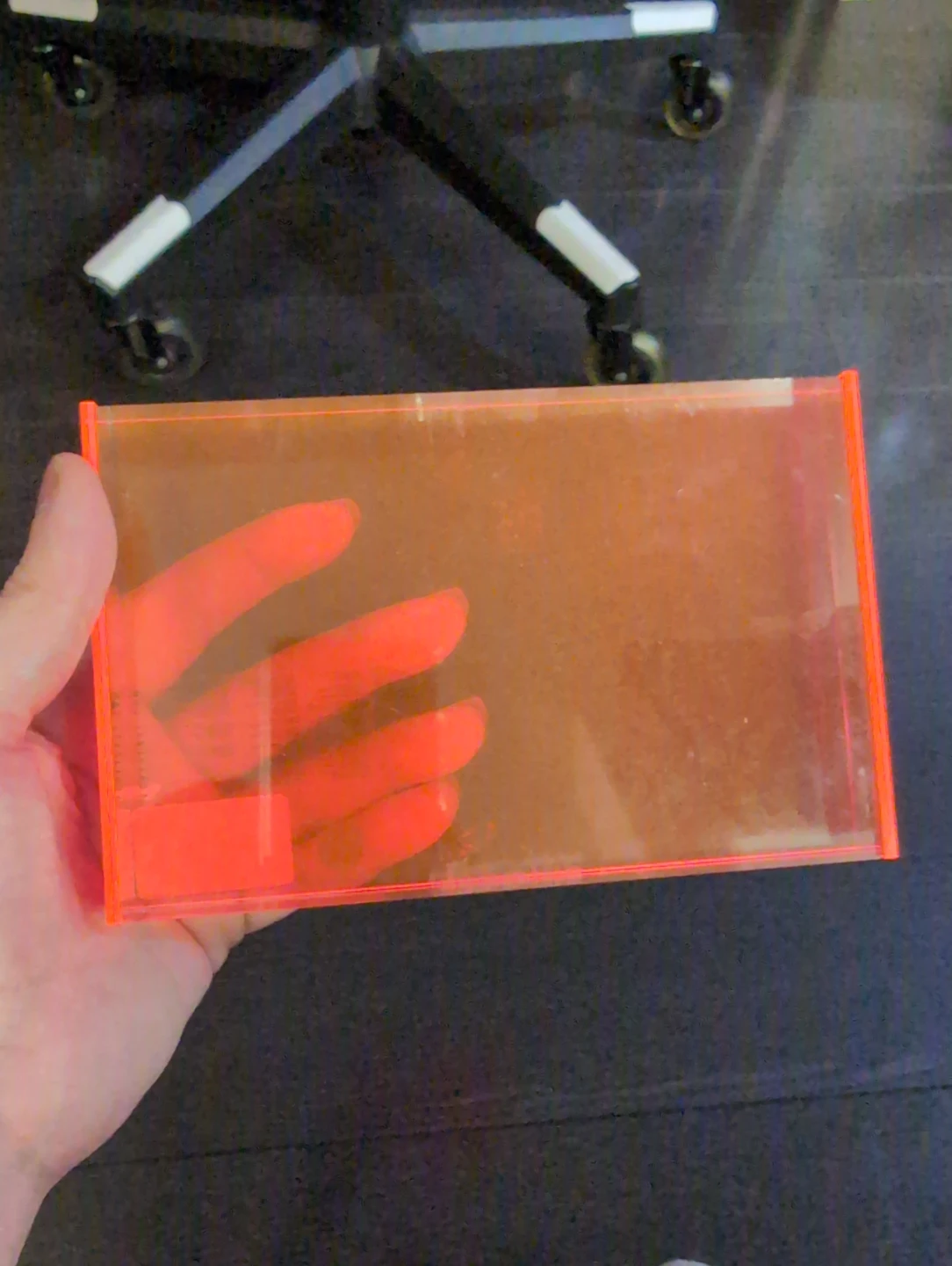 Orange Acrylic Picture Frame
