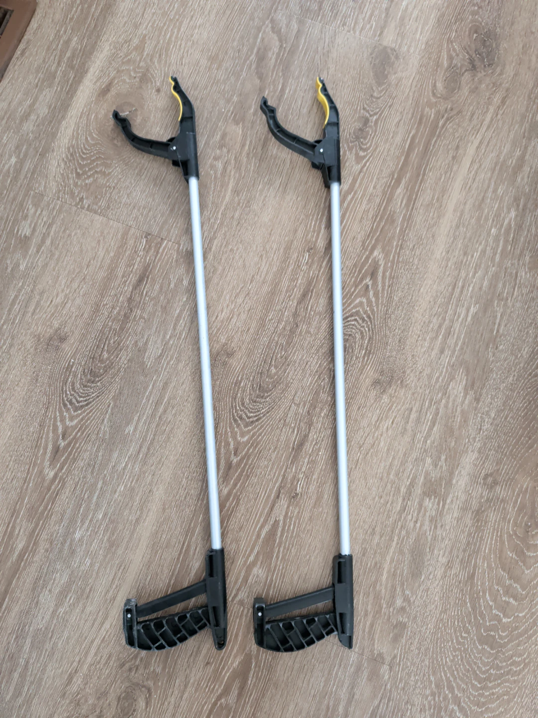 Two Long Reaching Grabber Tools