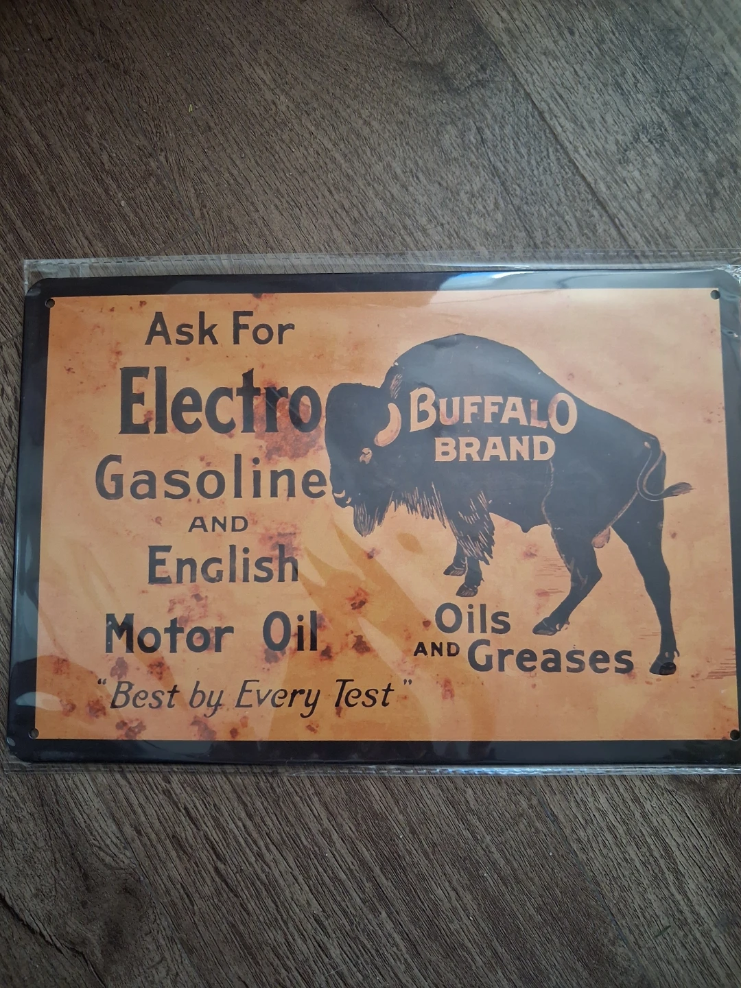 Vintage Style Buffalo Brand Metal Sign