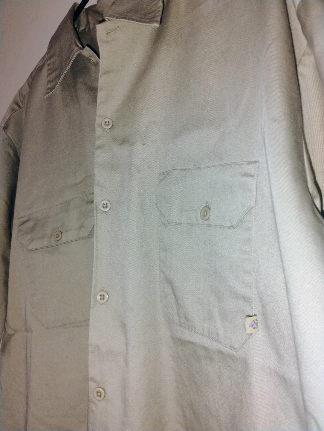 Dickies Men's Short Sleeve Work Shirt - Khaki - XL - photo 2