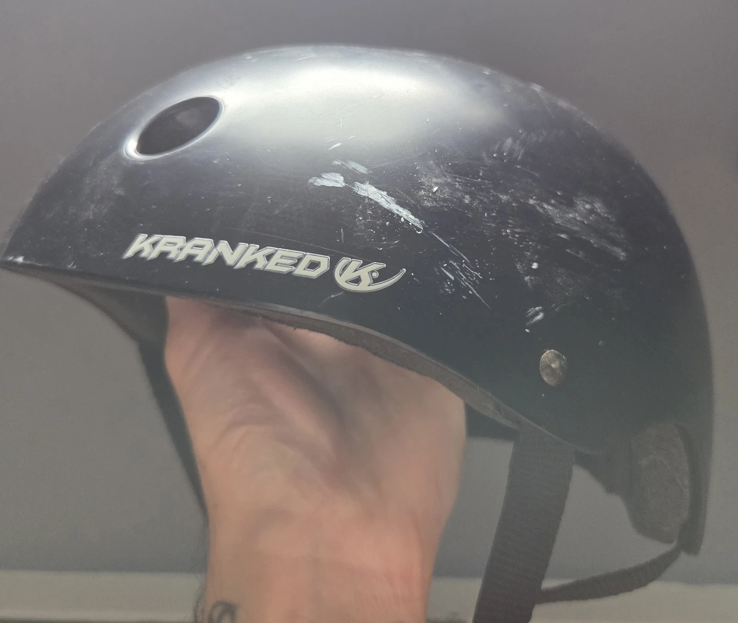 Kranked Black Safety Helmet