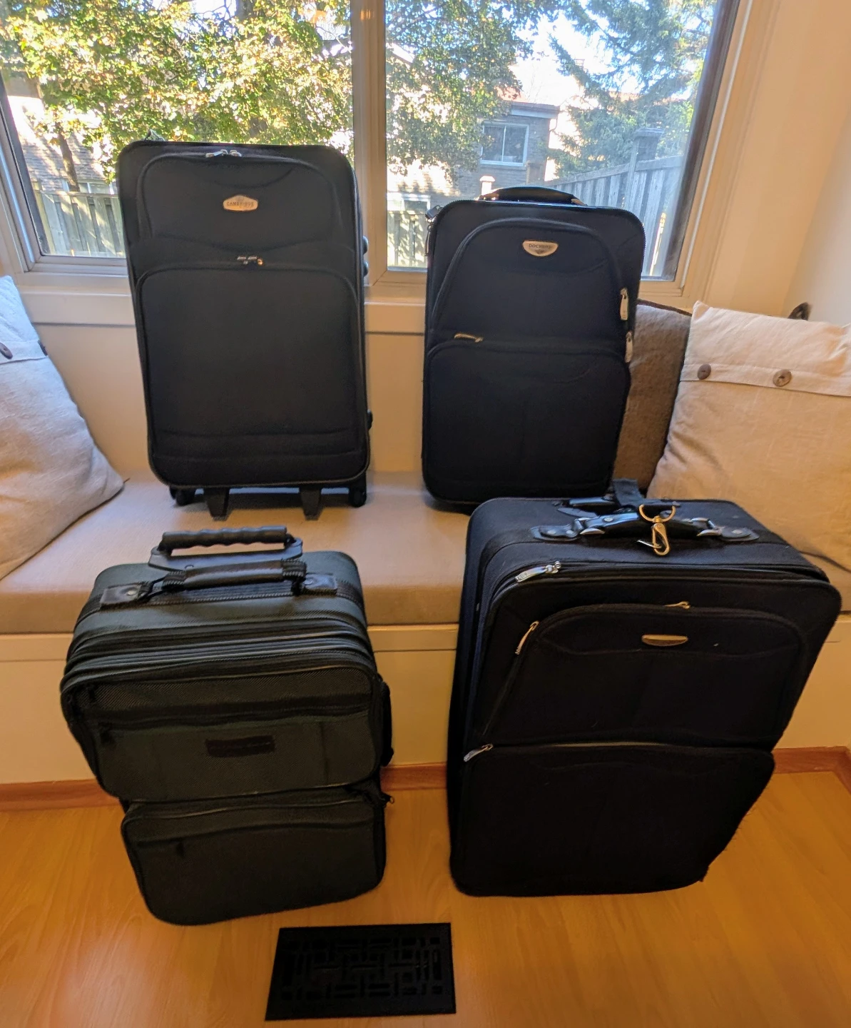 Assorted Travel Luggage Pieces (4 Total)
