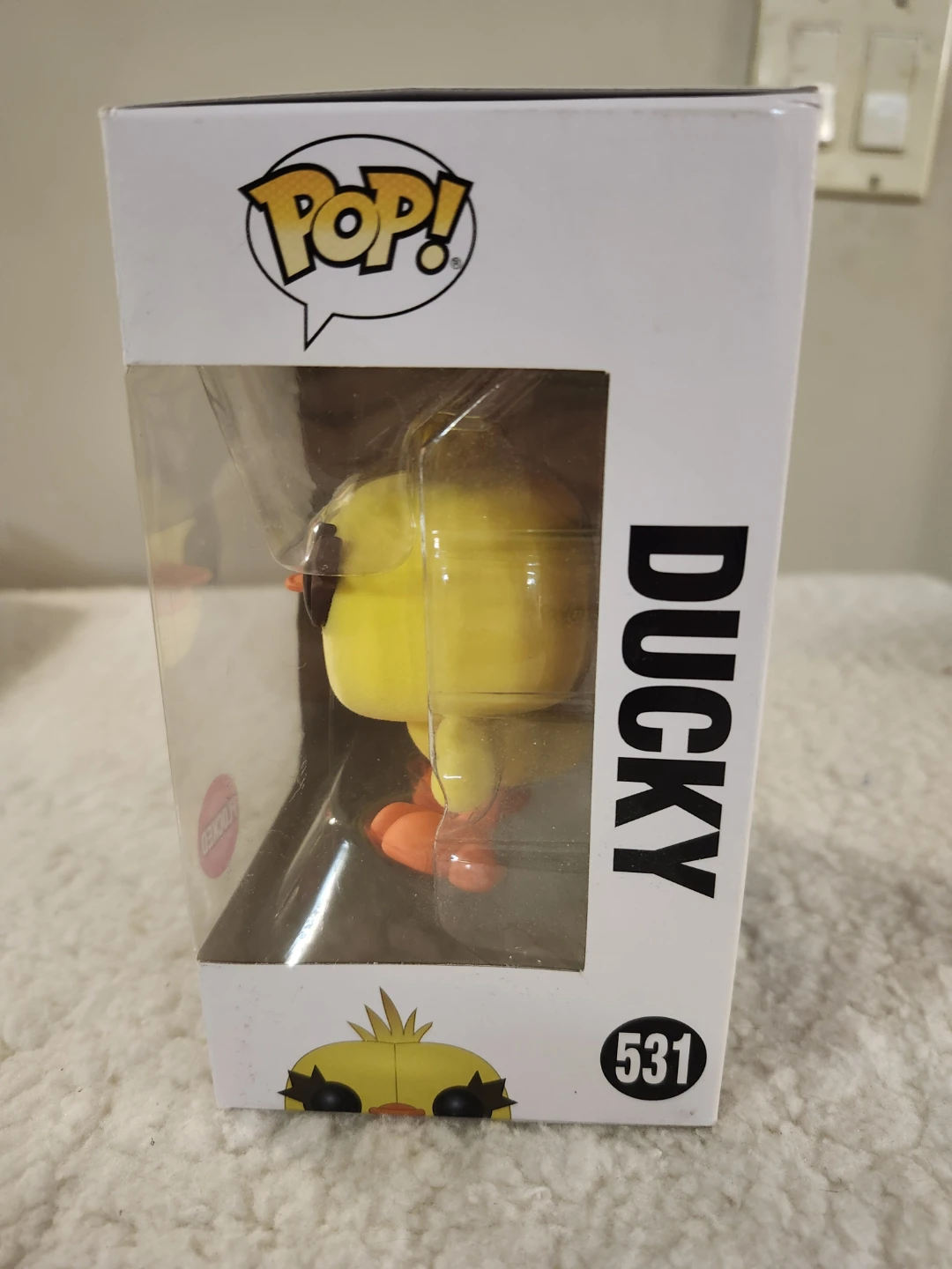 Funko Pop Toy Story 4 Ducky 531 Flocked - photo 3