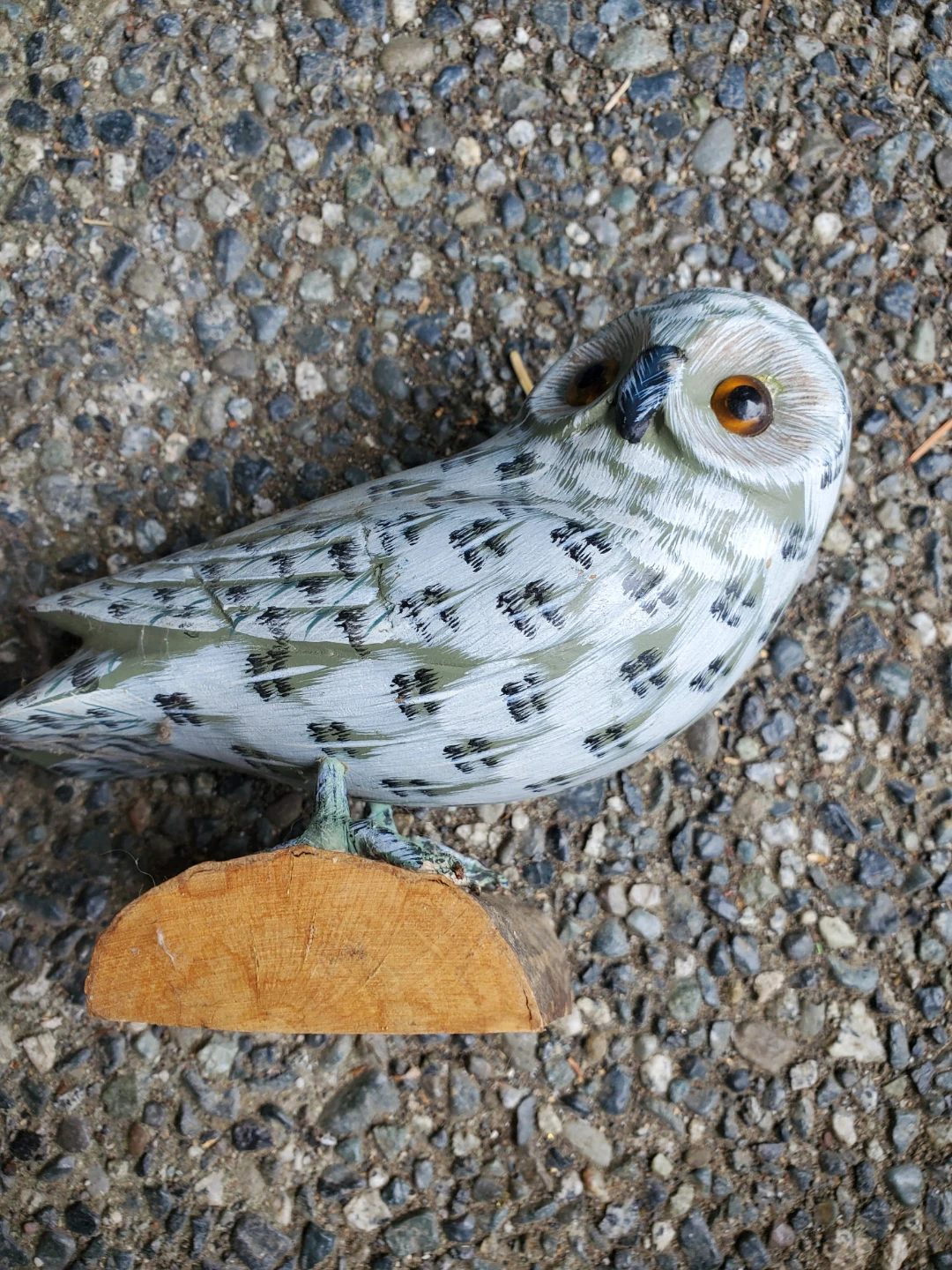 Pacific Rim Carvers Hand Carved Owl Figurine - photo 2