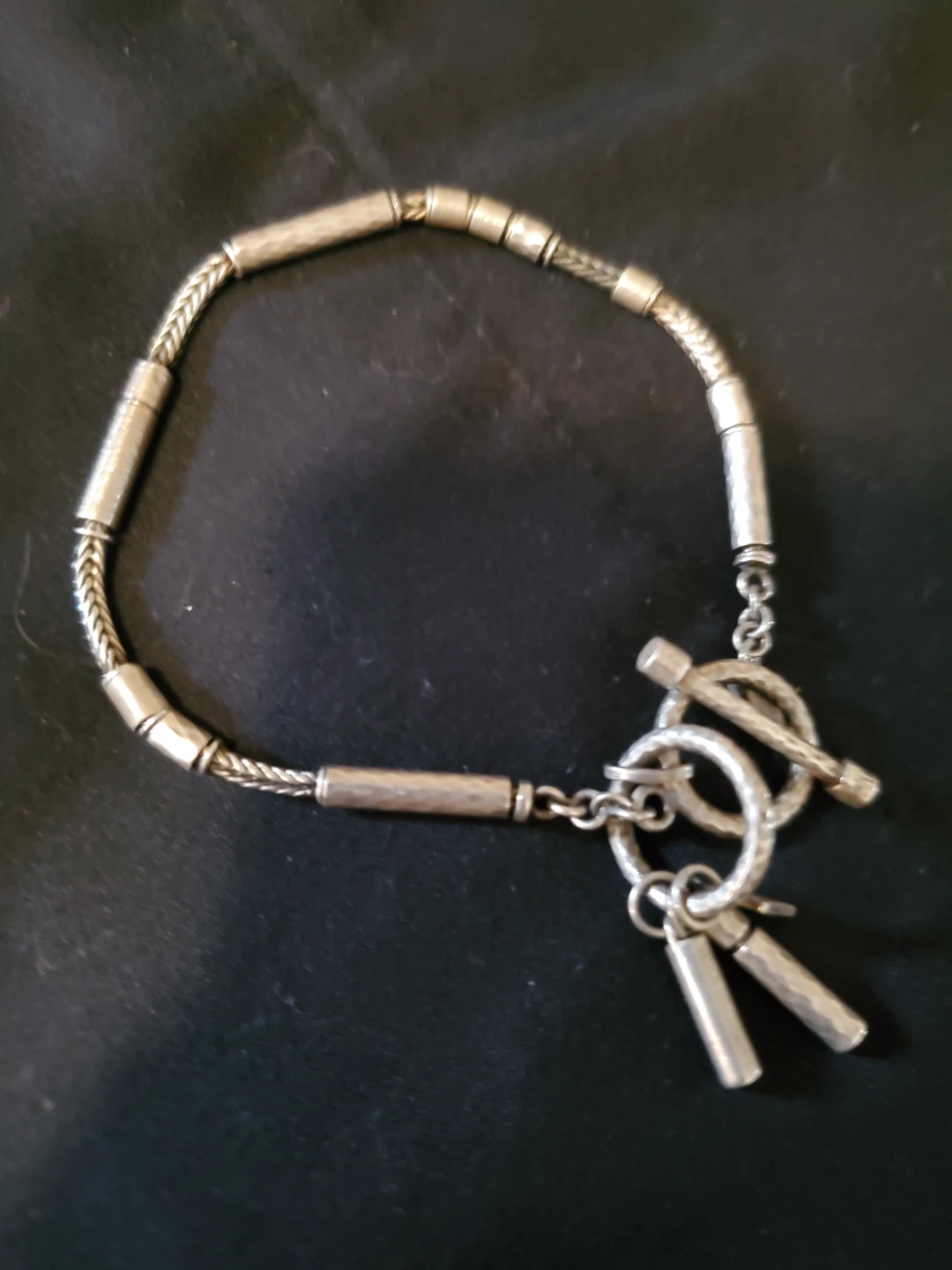 Silver-Tone Toggle Bracelet - photo 2