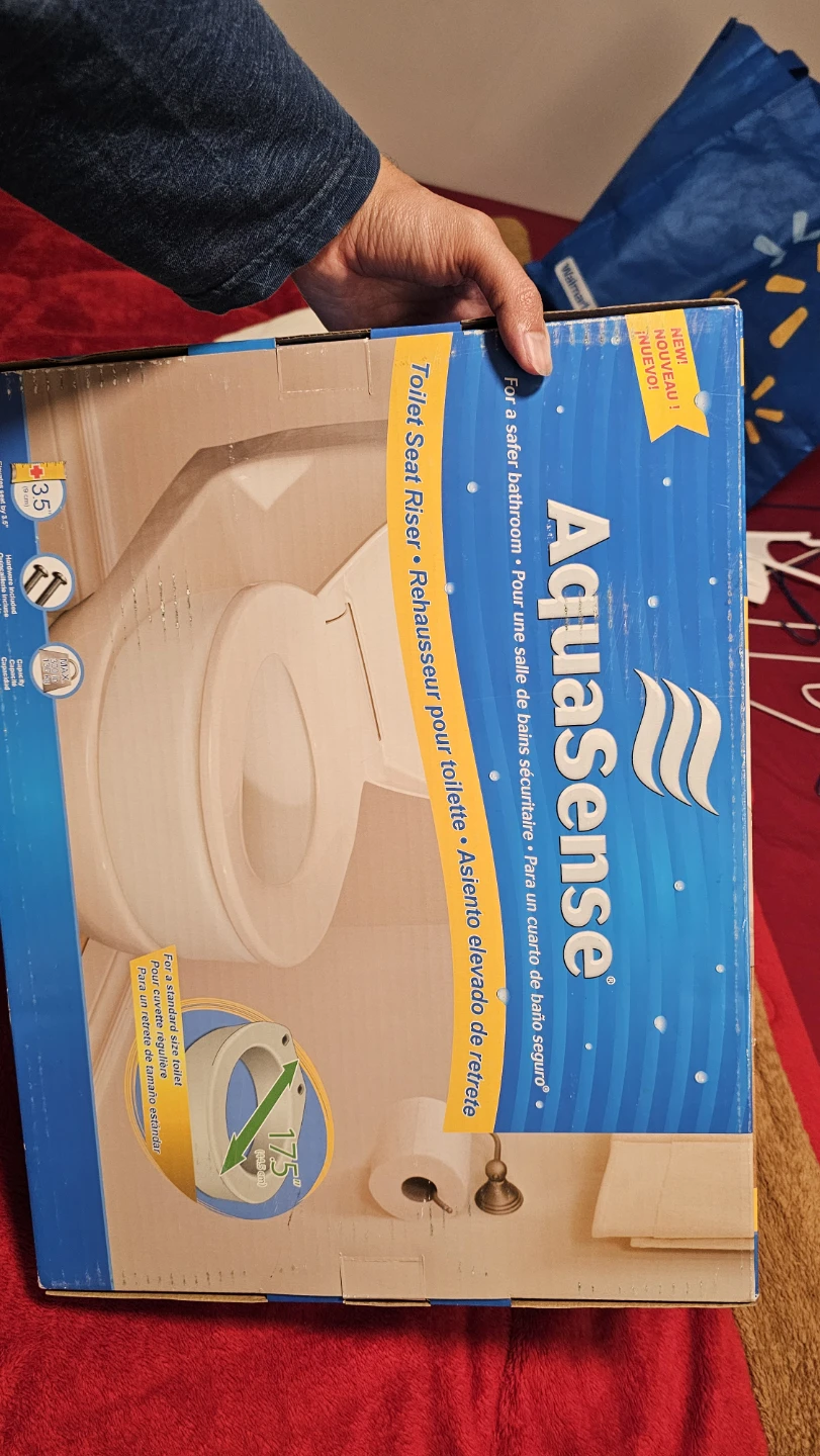 **Move out Sale**Aquasense Toilet Seat Riser new cost $100