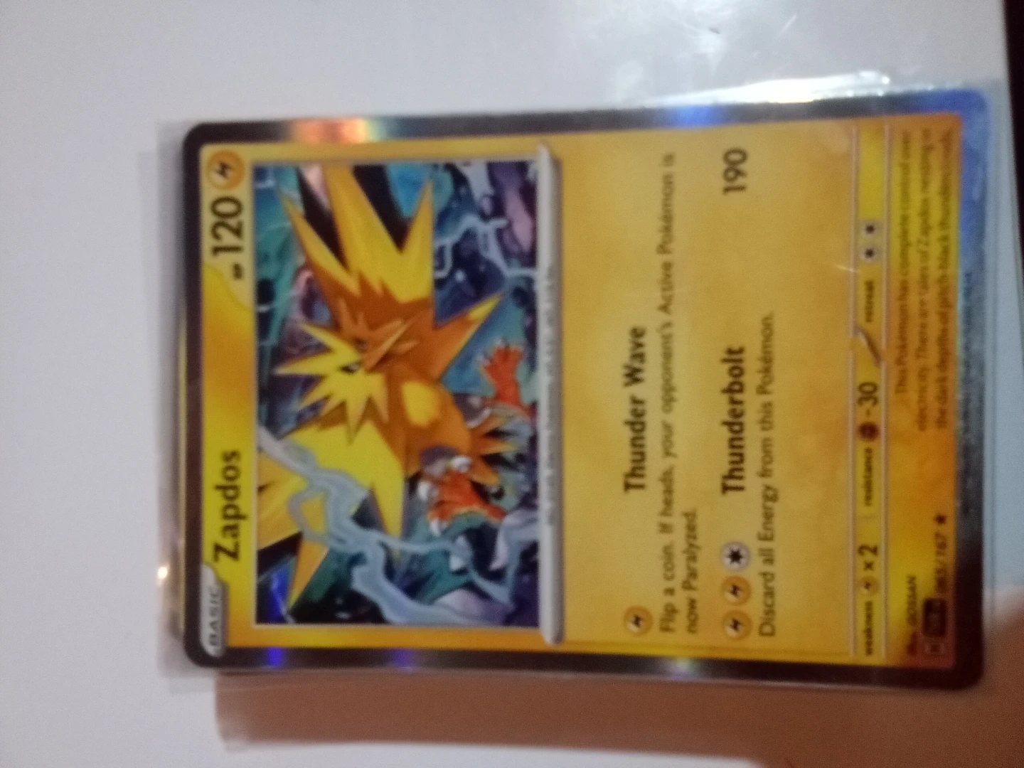 Zapdos Pokemon Trading Card
