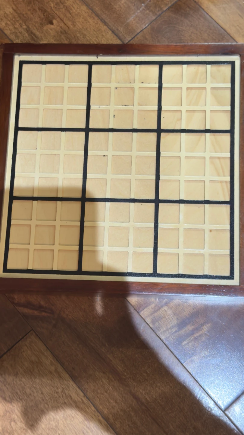 Wooden Sudoku Board Game