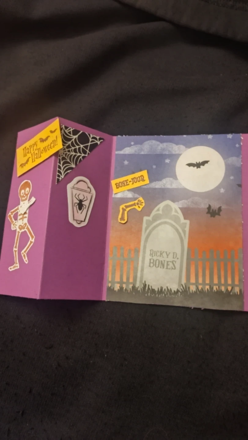 Handmade Halloween Greeting Card - photo 2