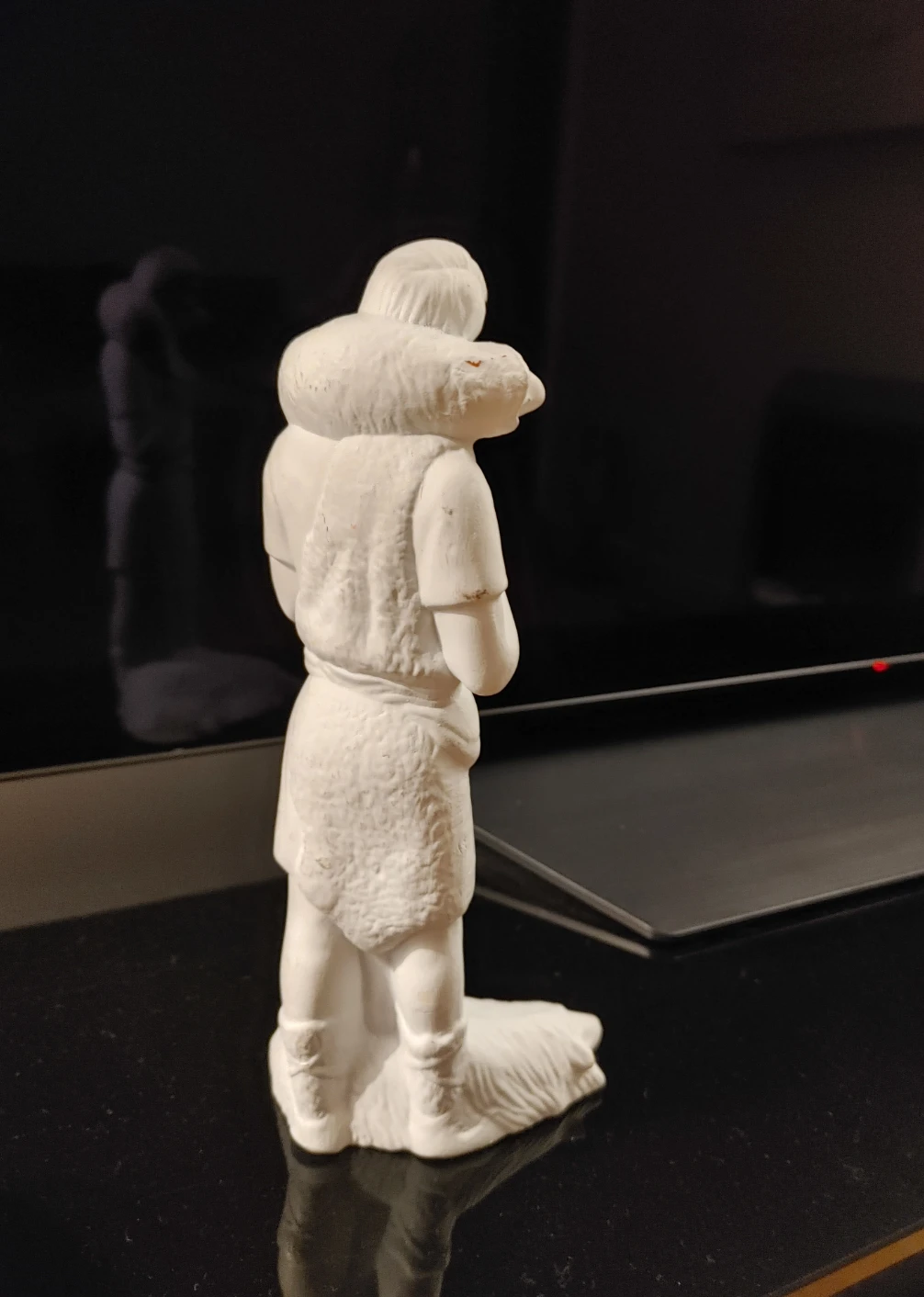White Shepherd with Lamb Figurine - photo 4
