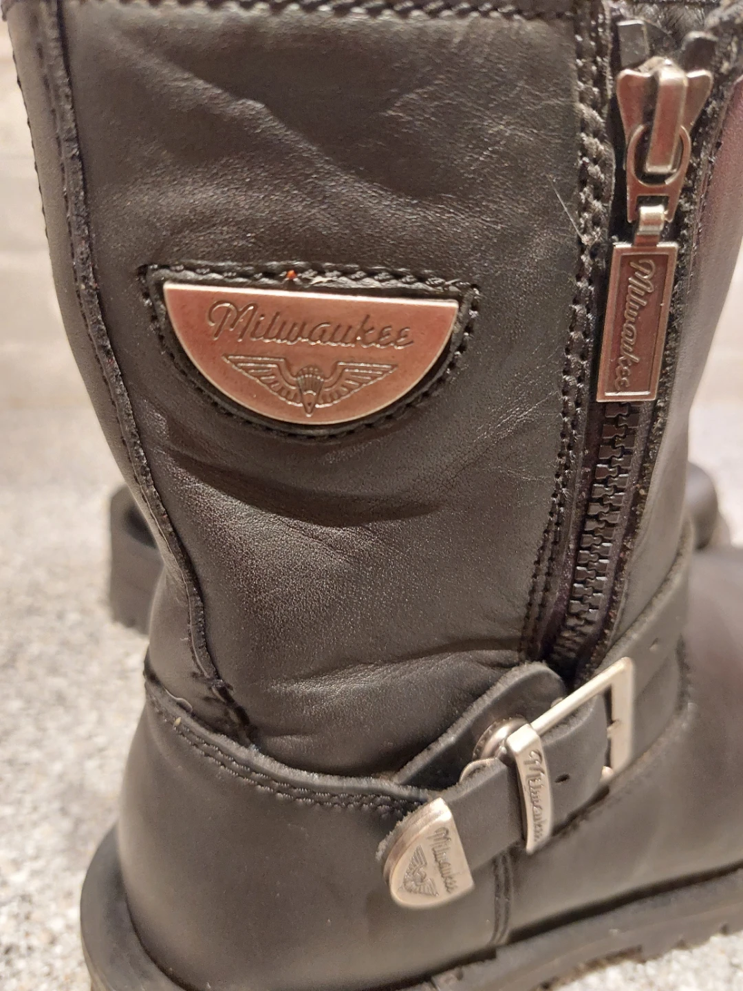 Womens Milwaukee Leather Motorcycle Boots - photo 2