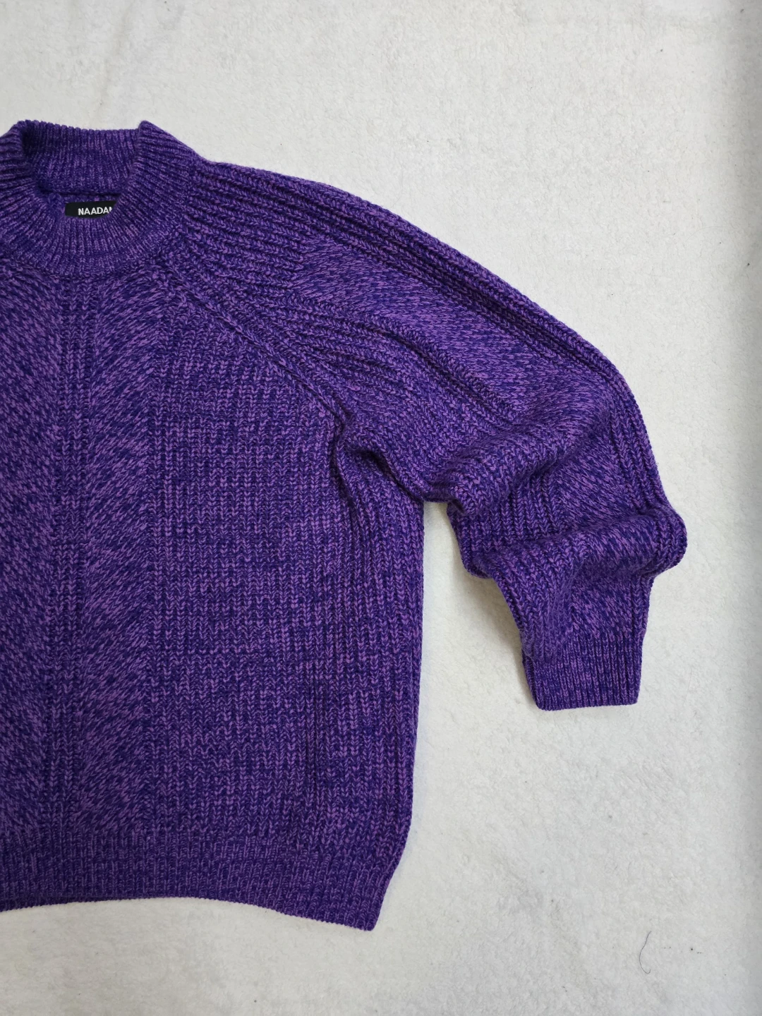NAADAM Purple Wool Blend Sweater - photo 5