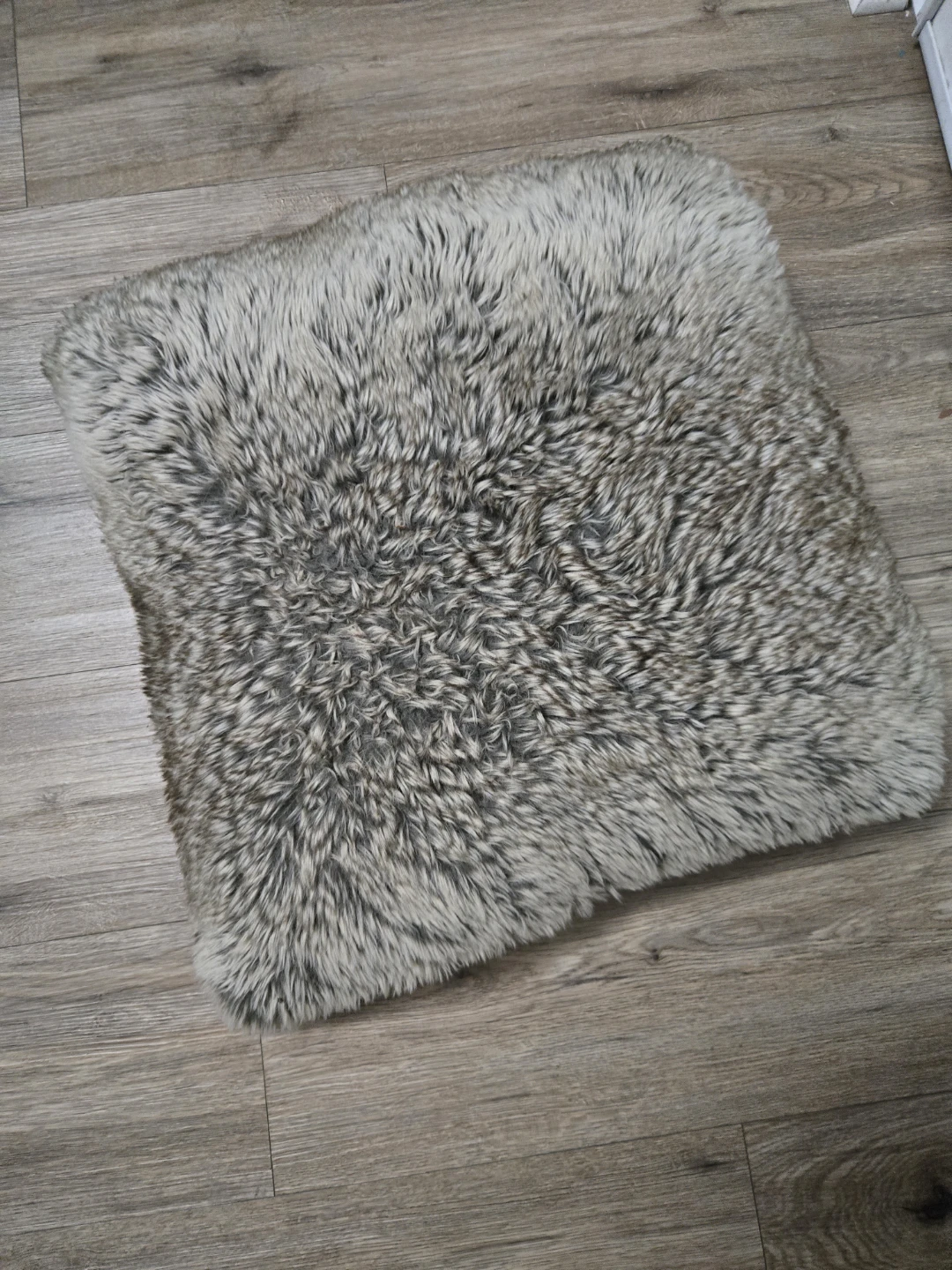 Faux Fur Square Cushion